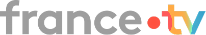 Logo France TV - Identité visuelle officielle Logo France TV: le mot 'france' en gris, un point rouge, puis 'tv' en dégradé de couleurs vives.