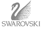 Swarovski Logo Officiel avec Symbole Cygne Logo Swarovski avec cygne stylisé et texte SWAROVSKI